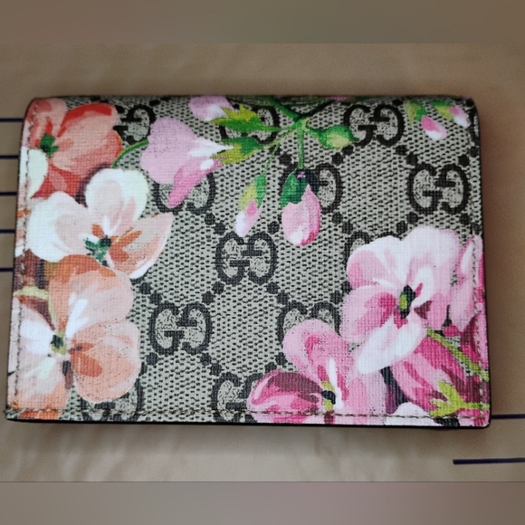 NIB Gucci Blooms Compact Wallet - Pink/Mauve - Picture 3 of 16